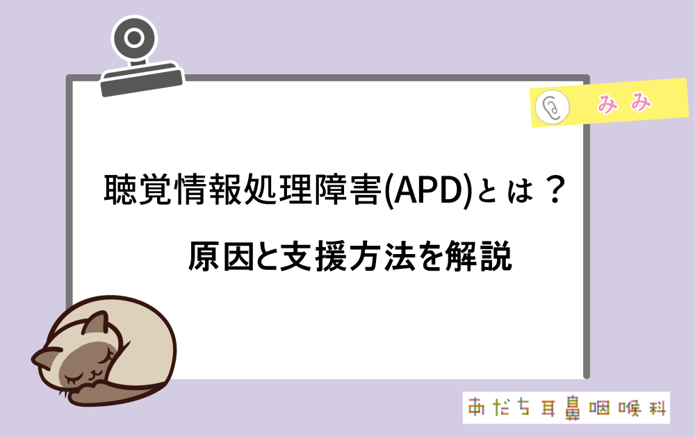 APD(聴覚情報処理障害)とは?聞こえているのに理解しづらい理由と支援方法
